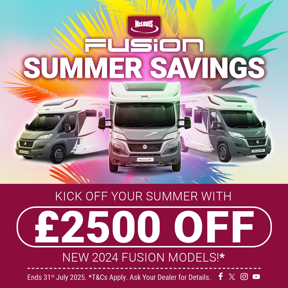 MclouisUK's tweet photo. Last call for 2024 silver cab McLouis models. We are giving you the chance to save £2500 until the end of July with our Summer Savings.

Speak to your local approved McLouis dealer for stock availability on these remaining models.

Visit https://t.co/zn7rVqUIA9 😎 https://t.co/L6th8aQEWe