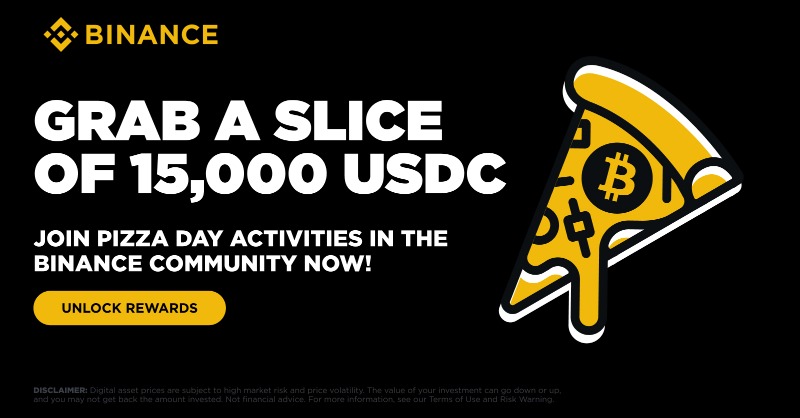 binance's tweet photo. Missed our #BinancePizza events? The party’s still on! Join our vibrant community activities for a chance to grab your slice of $15,000 in USDC!

🍕 Telegram: Build Your Crypto Pizza
🍕 Discord: Collect Coins to Claim Your Pizza
🍕 WhatsApp: Join the Tasty Quizzes

Join now 👇