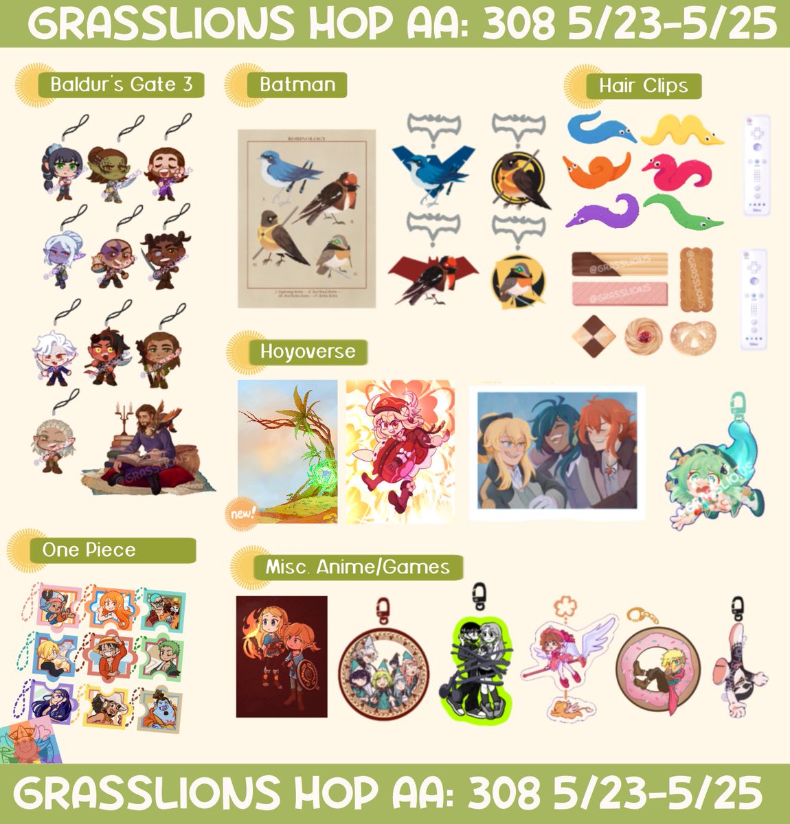 grasslions's tweet photo. Howdy catch me at #AnimeBoston this weekend at table 308 w/ @/wintrchu 🫣 https://t.co/cF1dMmrjAs