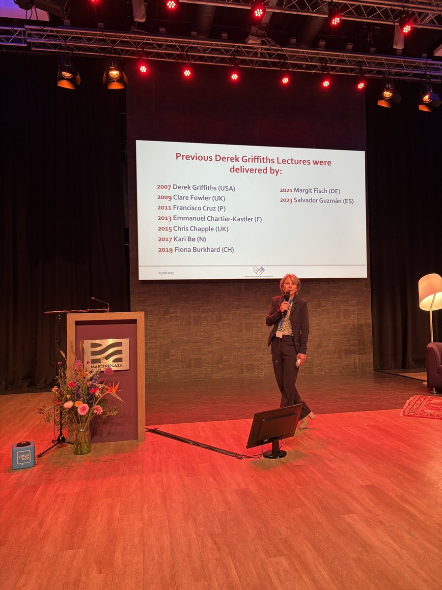 Thrilled and thankful for the opportunity to give the Derrick Griffith lecture at the annual Dutch urology meeting #NVU. Feel very small compared to all my predecessors #legends 😅🙏
Can feel the positive vibes around robotic functional urology in 🇳🇱. 
Keep up the good work!