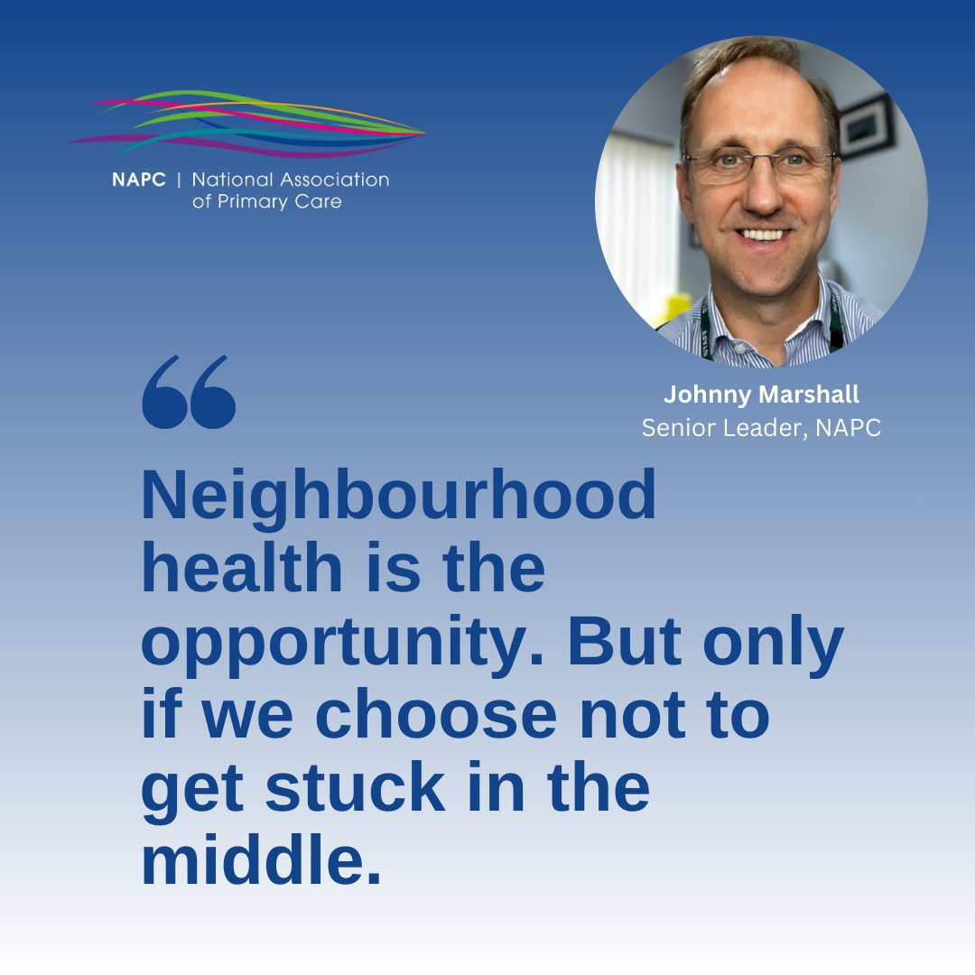 Our new blog, written by @Marshall_johnny, NAPC Senior Leader, explores how the scale of primary care facilities affects everything from patient experience to workforce wellbeing and #IntegratedCare delivery.

🔗  napc.co.uk/size-matters

#PrimaryCare #NeighbourhoodCare