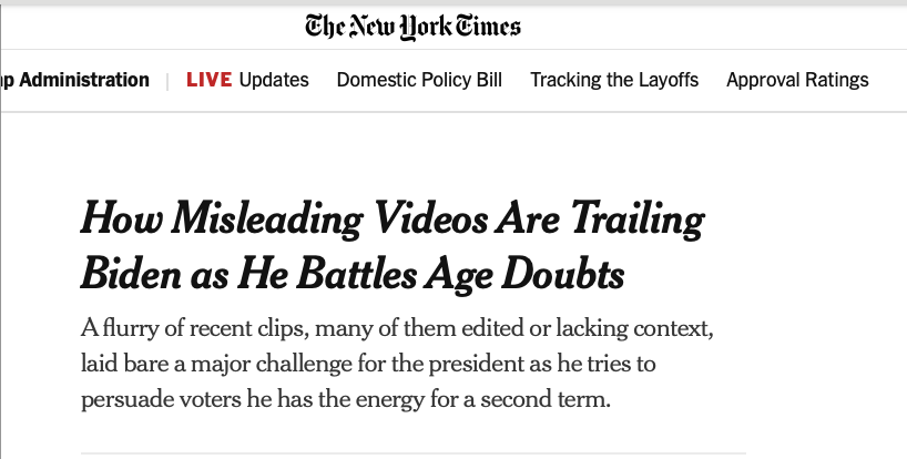 "Biden aides" claimed this?