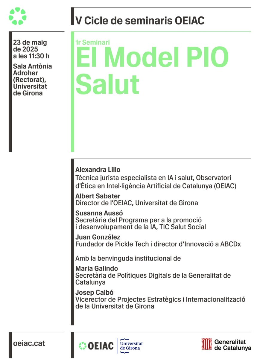 socudg's tweet photo. Seguint la presentació del #ModelPIO aplicat Salut #difusió #transferència #impactesocial #sostenibiltat 
@OEIAC_UdG @albert_sabater @josepcalbo @alexandralillo @ticsalut #PickleTech #ABCDx @UdGRecerca https://t.co/SokDq8WzJv