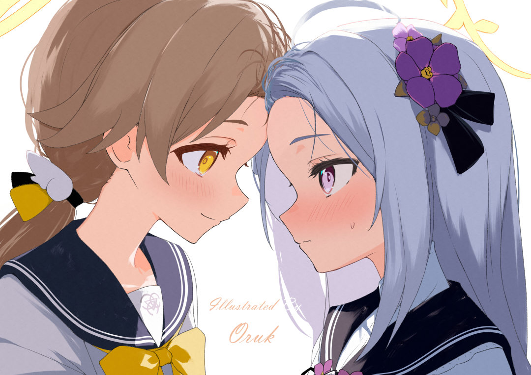 おでこタッチ
#ブルアカ