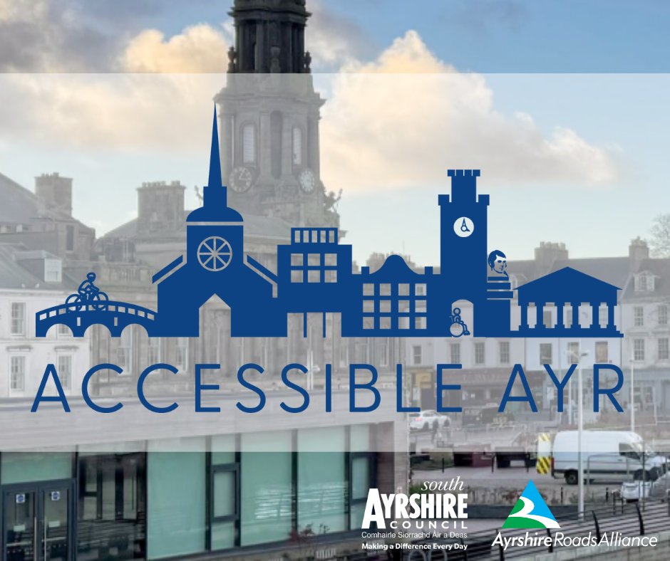 Ayrshire Roads Alliance (@ayrshireroads) on Twitter photo The Accessible Ayr project will transform the town centre making it a more vibrant, connected, safer and accessible location.
The project is now at the technical design stage to learn more, check out the Accessible Ayr Project website: orlo.uk/ZseY4 <a href="/southayrshire/">South Ayrshire Council</a> The Accessible Ayr project will transform the town centre making it a more vibrant, connected, safer and accessible location.
The project is now at the technical design stage to learn more, check out the Accessible Ayr Project website: orlo.uk/ZseY4 <a href="/southayrshire/">South Ayrshire Council</a>