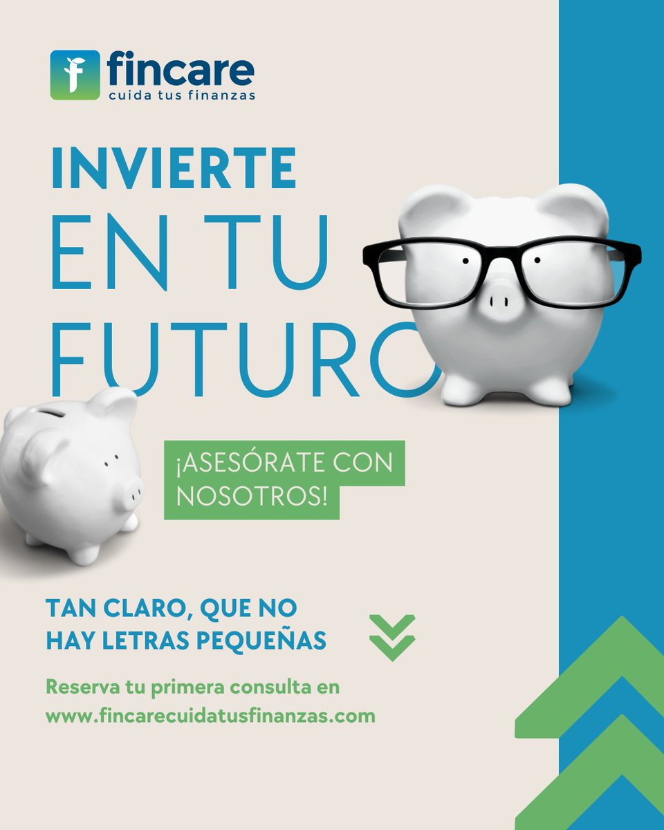 FincareLegal's tweet photo. 💰 ¿Finanzas complicadas? Nosotros las hacemos CLARAS.

✅ Sin letras pequeñas
✅ Asesoría 100% transparente
✅ Invierte con seguridad

🔗 Agenda consulta:
https://t.co/cGNOCLrL5n

💬 RT si crees que todos merecemos finanzas sencillas

#Fincare #Finanzas https://t.co/y6iIDj9Fs3