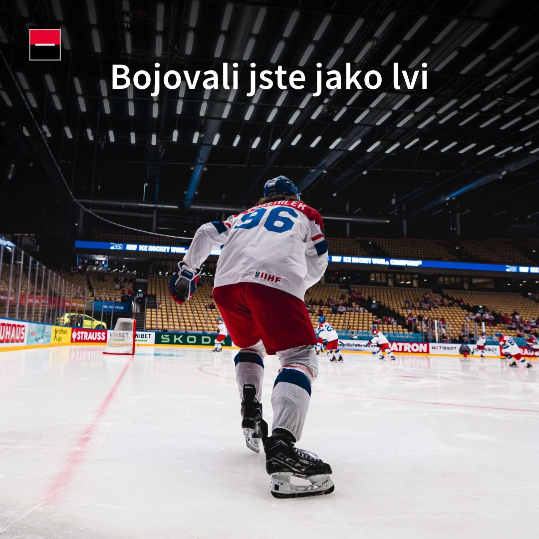 [#hokej] 🏒 Jako hrdý partner českého hokeje stojíme při našich hráčích i v momentech, kdy se nedaří. Děkujeme za napínavé zápasy a gratulujeme ke skvělým sportovním výkonům.