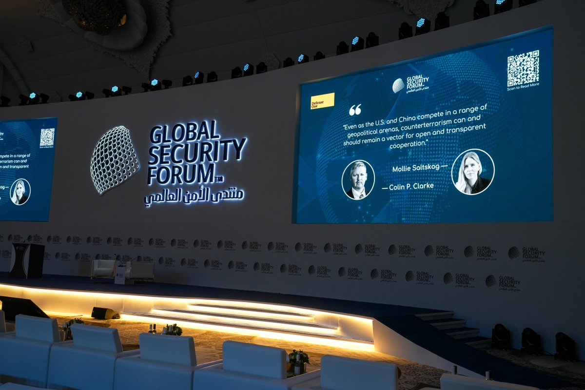 GSECForum's tweet image. 🟡 #GSF2025 | In partnership with @DefenseOne, a piece by @msaltskog and @ColinPClarke.
"Even as the U.S. and China compete in a range of geopolitical arenas, counterterrorism can and should remain a vector for open and transparent cooperation."
▶️ Read defenseone.com/ideas/2025/04/…