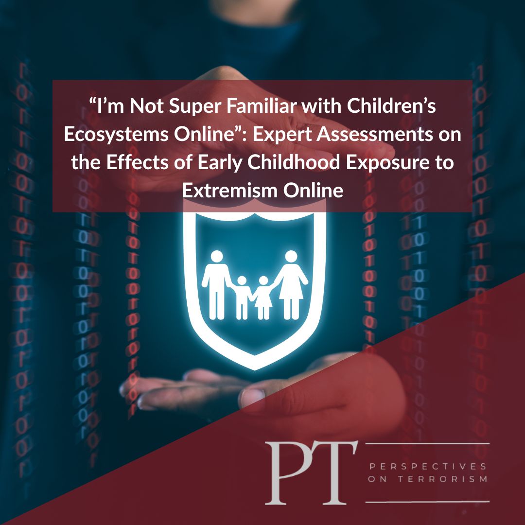 Perspectives on Terrorism (@perspectives_t) on Twitter photo What is the concerning the relationship between children and online #extremism?
In this new article of <a href="/Perspectives_T/">Perspectives on Terrorism</a>, <a href="/JadeoHutchinson/">Jade Hutchinson</a> et al. analyse the role of #gaming communities and suggest media literacy & moderation as possible solutions.
➡️ buff.ly/0Bk0Nh0 What is the concerning the relationship between children and online #extremism?
In this new article of <a href="/Perspectives_T/">Perspectives on Terrorism</a>, <a href="/JadeoHutchinson/">Jade Hutchinson</a> et al. analyse the role of #gaming communities and suggest media literacy & moderation as possible solutions.
➡️ buff.ly/0Bk0Nh0