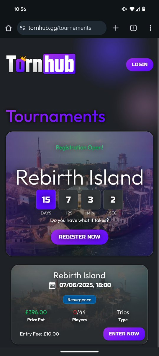 TornHubgg's tweet photo. Sign up now!

Anyone can enter!

#warzone #CallofDuty #wz #verdansk #bo6 https://t.co/bKSu1Ff42B