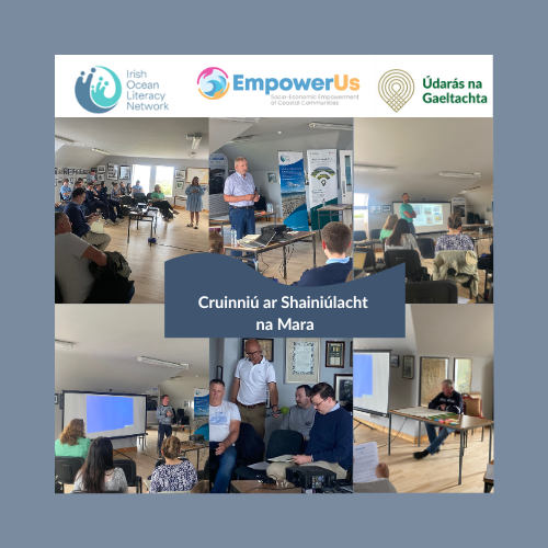🚢 Cruinniú faoin nasc atá ag pobal Chonamara leis an bhfarraige Dé Céadaoin in Ionad na Feamainne, Leitir Mealláin – ó iascaireacht go hoidhreacht, agus dúshláin an lae inniu. 🌊

Go raibh maith agaibh uilig as teacht! 🌍

#IonadNaFeamainne #EmpowerUs #TacúChunTairbhe