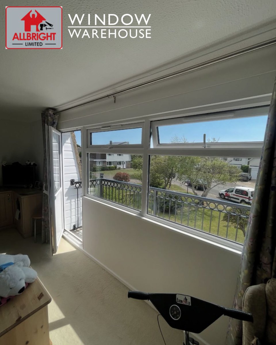 Customer installation 🌟 
New windows manufactured by us and expertly installed by AllBright 🙌 

Quality windows and top-tier installation!

#WindowWarehouse #CustomerInstallation #UPVC #Windows #UPVCWindows