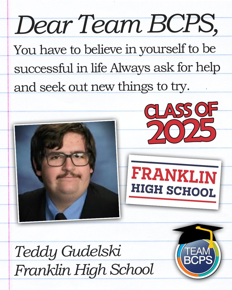 💙 Wise words from the Class of 2025 as they take on their final day of classes!