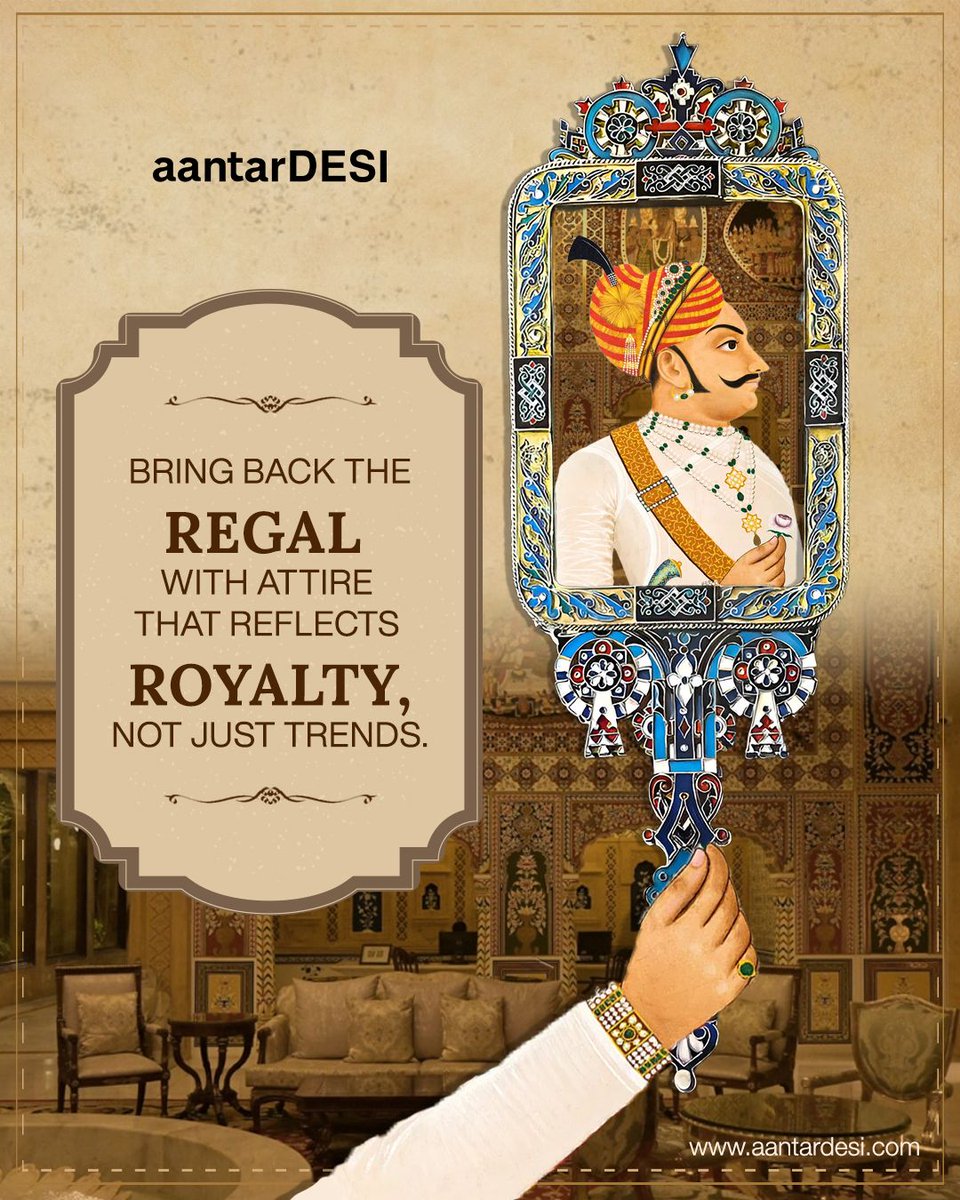 aantardesi_'s tweet photo. aantarDESI, bringing back the regal charm with attire that speaks of heritage, echoes royalty, and goes beyond fleeting trends, embracing timeless elegance.

[aantarDESI, regal, royalty, heritage, timeless, ethnic, elegance, tradition, couture, classic, desi, culture, luxury] https://t.co/xXXGiIINtc