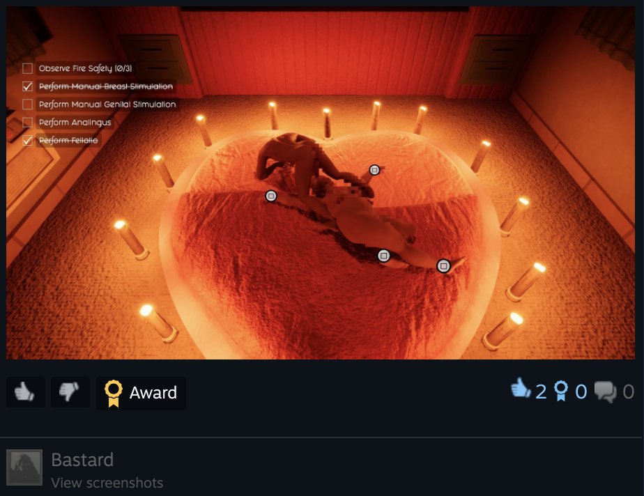 SexWFriendsGame's tweet image. Thanks, Bastard.
Leave your screenshots on our steam page - f.mtr.cool/tjzenwwbsc