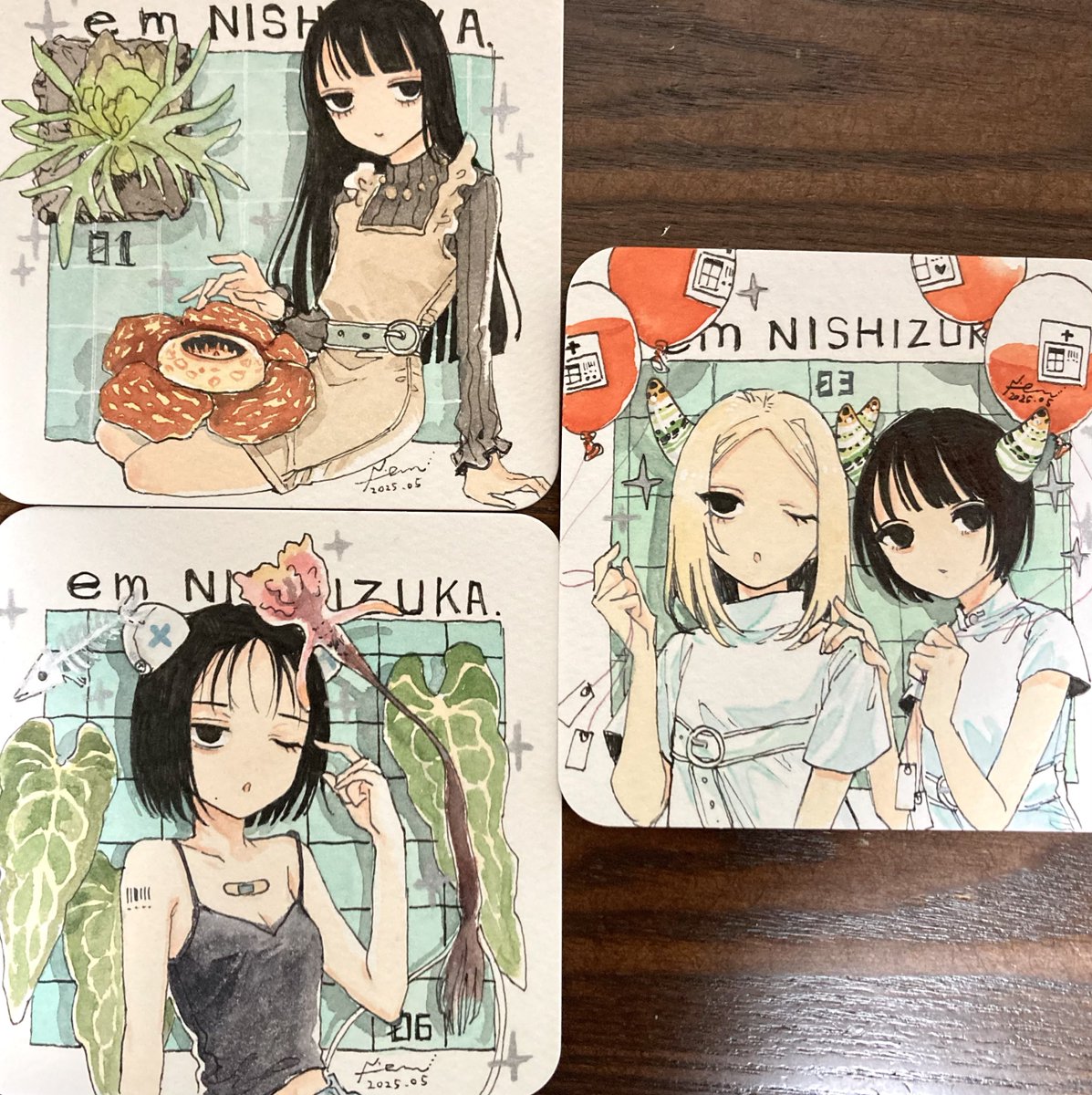コミティアに持っていくドローイングできた 色紙は間に合わなかったので東京に出します…
#関西コミティア73 