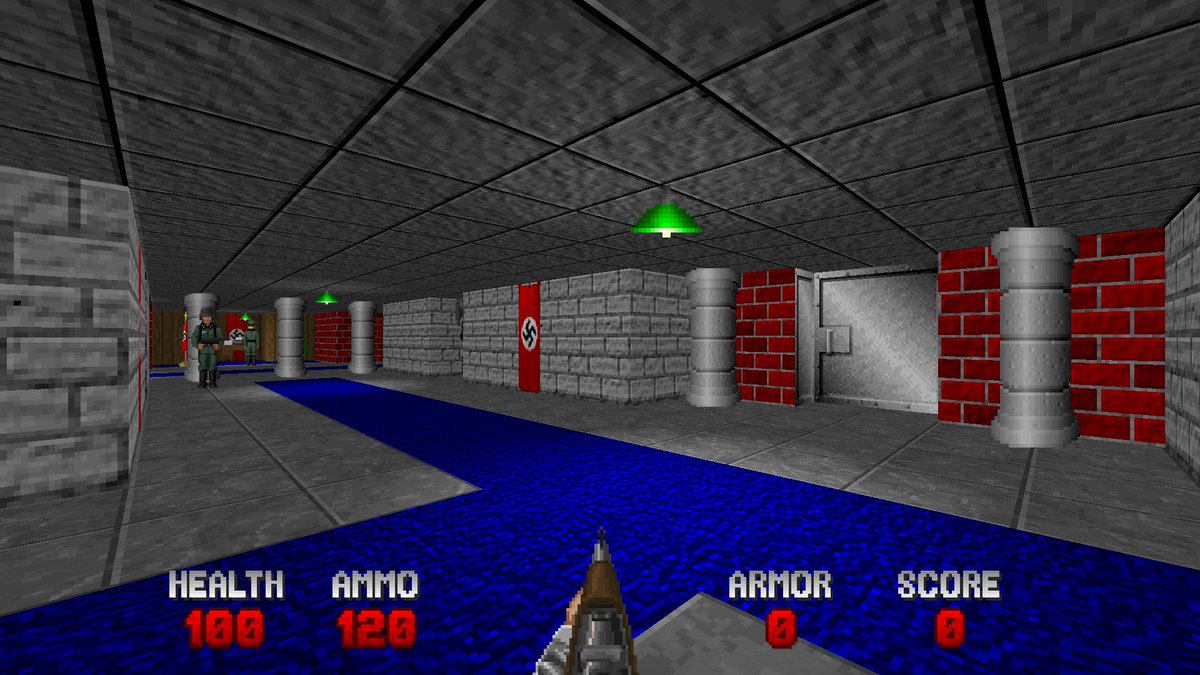 Public Beta for Wolfenstein: Ruins of Tyranny will be released tomorrow! Get Psyched! 
#doom #gzdoom #wolfenstein #boomershooter #gamedev #retro #leveldesign
