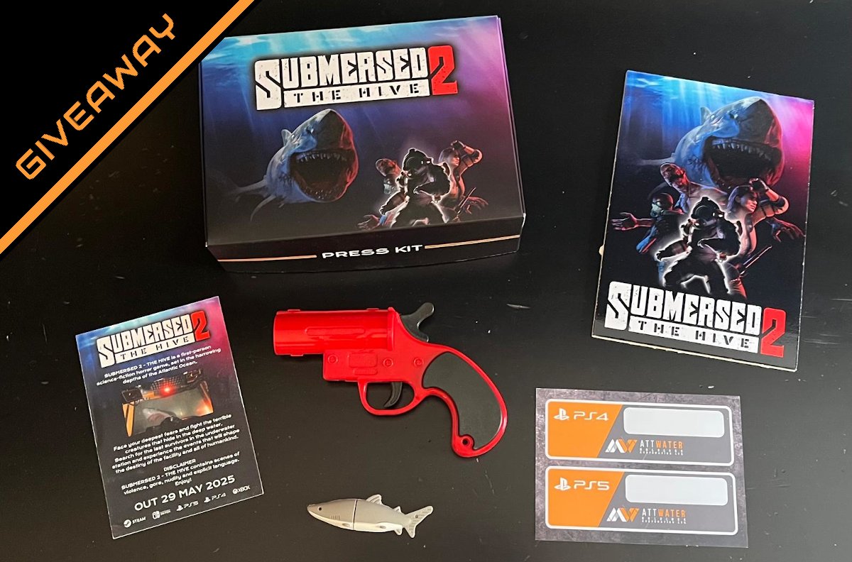 🎁 #GIVEAWAY TIME!!

Win 1 press kit of 'Submersed 2: The Hive'! 🌊🦈 

Here’s how to enter:
1️⃣ Follow us 👉 <a href="/MainLoopGames/">Main Loop</a>
2️⃣ Retweet and like this post 🔁❤️

🕒 Winners announced Saturday, May 24th 🏆

#Giveaway #Submersed2 #SurvivalHorror #IndieGames