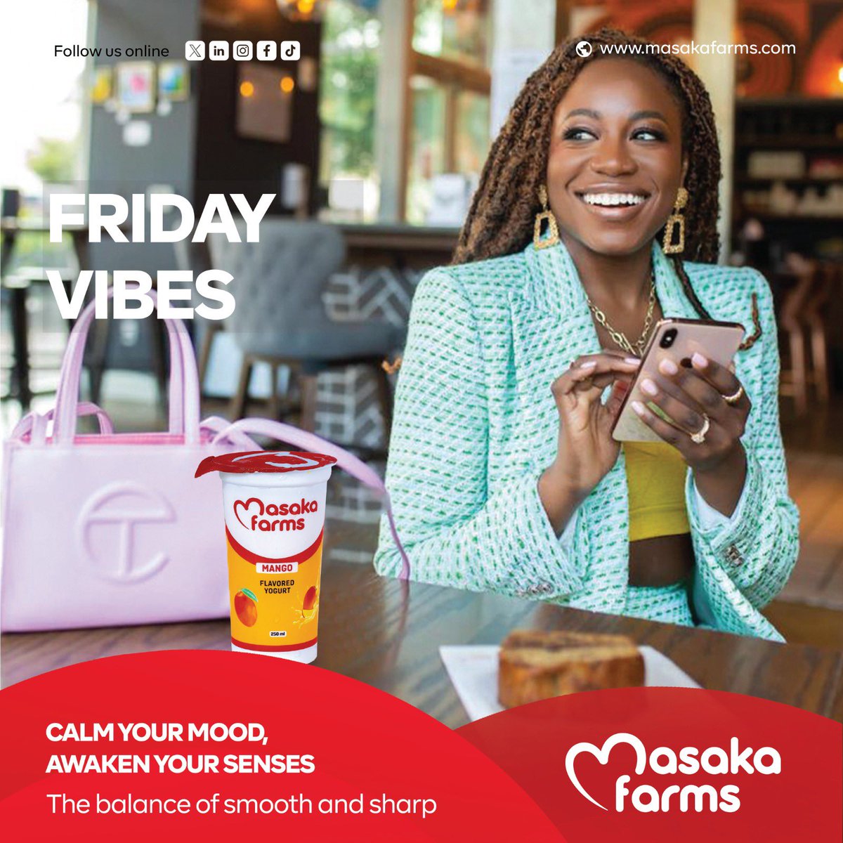 masaka_farms's tweet photo. #RWOX FRIDAY MODE: ON 🔥✨
Big smiles, bold flavors, and that weekend glow!
Kick off your Friday with the zingy, zesty taste of Masaka Farms Mango Yogurt – the perfect vibe booster! 🥭💃🏾📱
#dairy #kigali #sabananamasaka #mangoflavor #Rwanda #BreakingNews https://t.co/8oJwd1xfsr