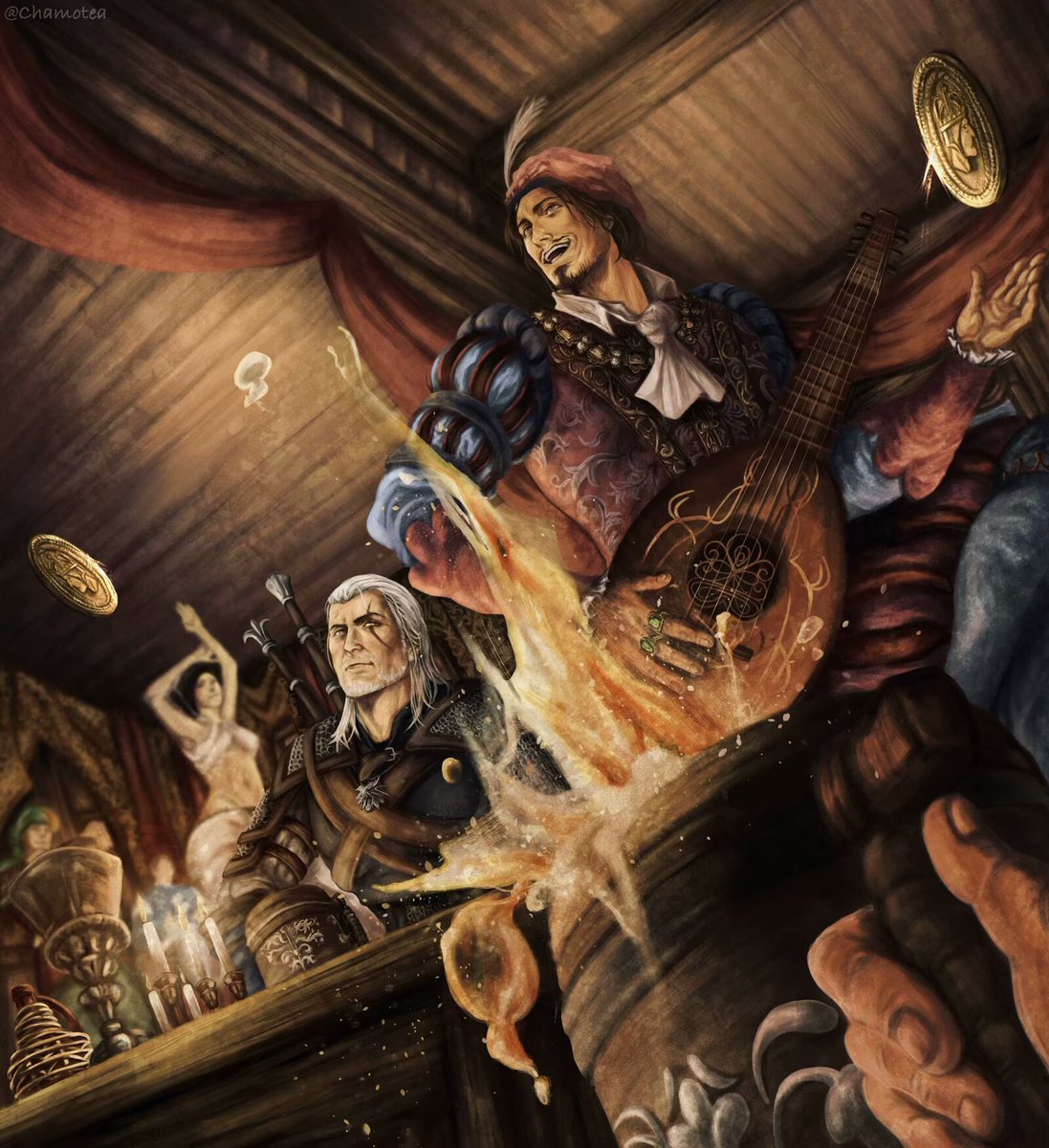 CHAMOIOROCHE's tweet photo. I finally finished this art😌
The Witcher3 10th Anniversary🎊🥳 https://t.co/mfLfLSyyMi