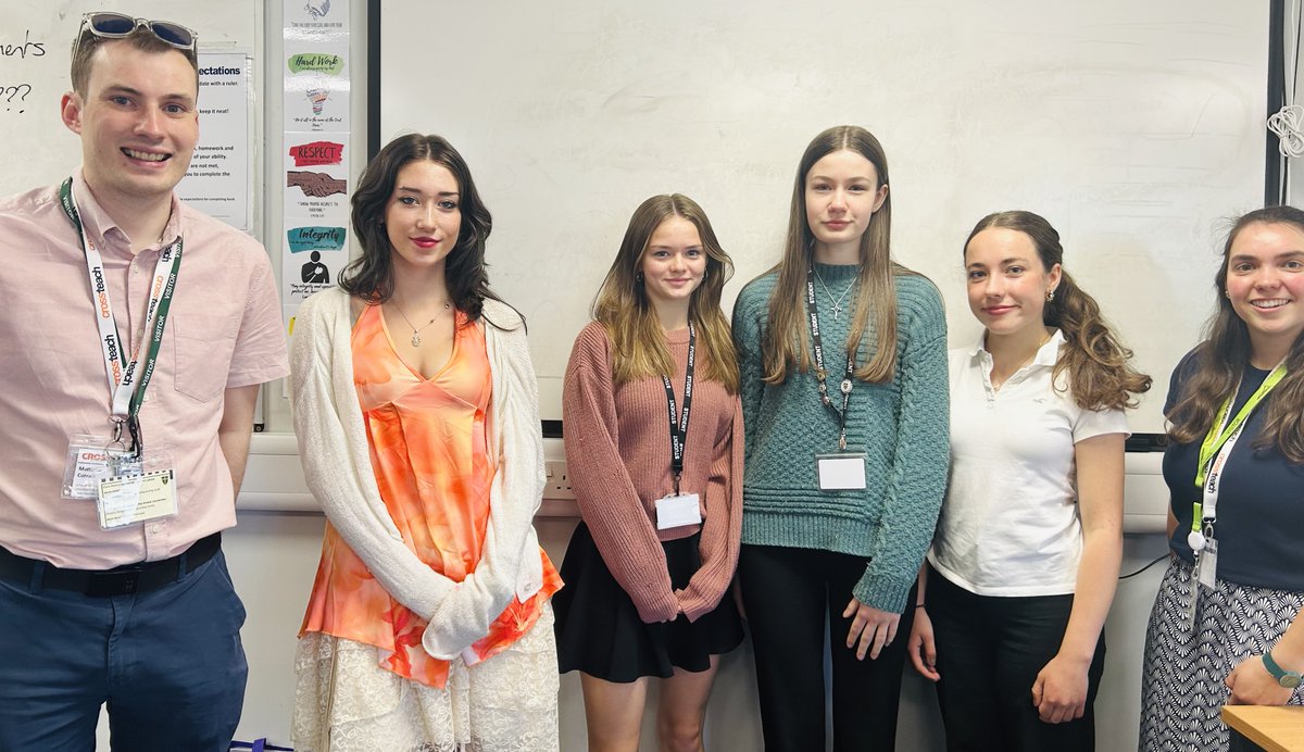 Thank you to Cross Teach for supporting our Year 12 R.E students in preparation for their Mock exams after half term. Cross Teach worked with Year 12 students on the meaning of Religious Experiences and how these may be defined. Well done Year 12!