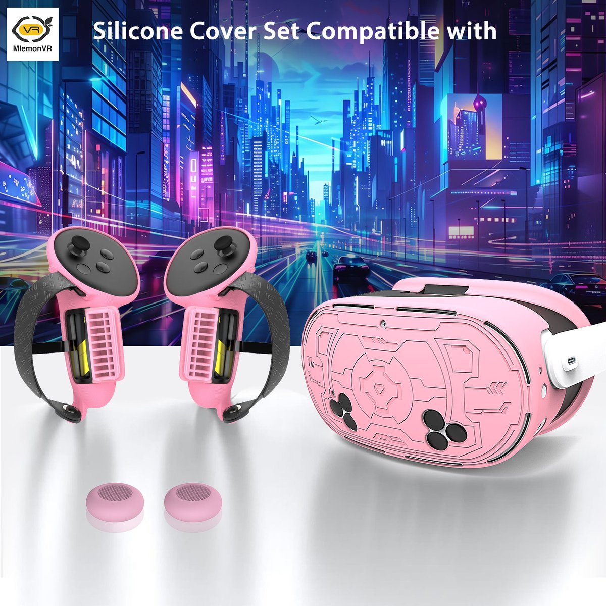 MlemonVR's tweet photo. “Once upon a time I: broke the third handle 😱
 Me now: silicone case + drop cord = unbeatable 💪 
Check it out here 👉 https://t.co/jH72CtTMOG
#MLemonVR #Quest 3S #VR Accessories https://t.co/KrEegCHCre