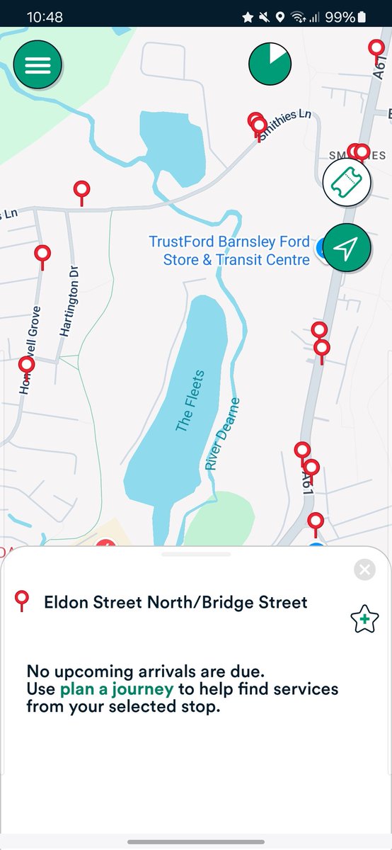 PhilDafydd's tweet photo. @StagecoachYrks Out of your control? It is though isn't it? You could produce a app that works properly because this is far from the first issue. Below is the issue and not been able to buy tickets, again. https://t.co/TOWcv5abDQ