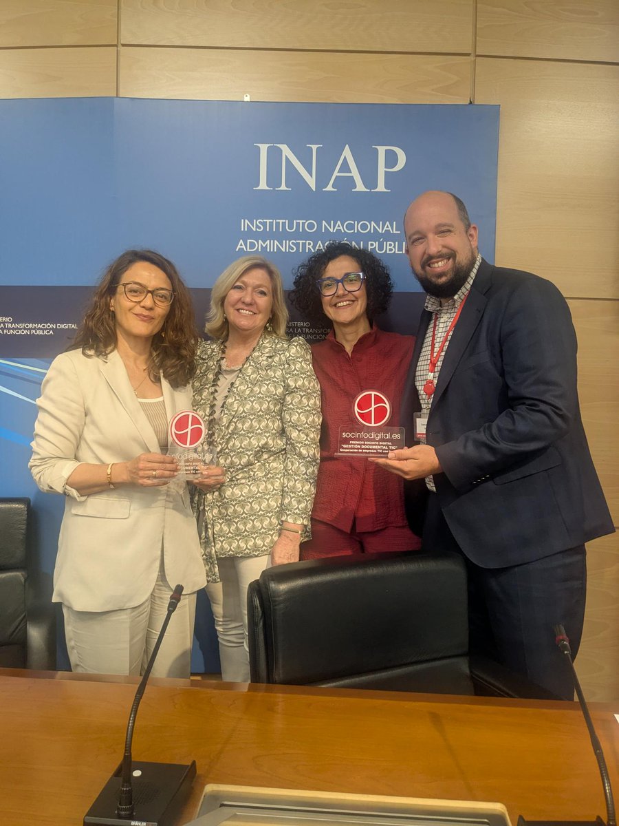 inetum_es's tweet photo. [#España] El proyecto "Memoria conectada: Digitalización y alianzas para un archivo universitario del siglo XXI", recibe el premio Socinfo Digital "Gestión Documental TIC" en la categoría Cooperación de empresas TIC y AAPP.

¡Enhorabuena a la @UVa_es y al equipo de @inetum_es! https://t.co/OAQtlNJYDV
