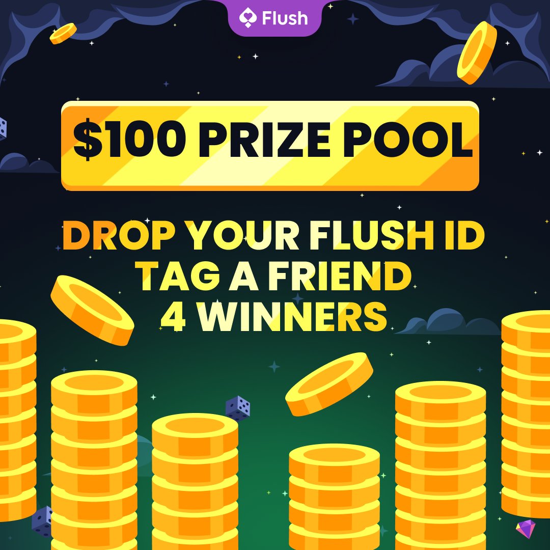 FlushCasino's tweet photo. 🤑GIVEAWAY🤑
DROP FLUSH ID https://t.co/S17NaceIcm