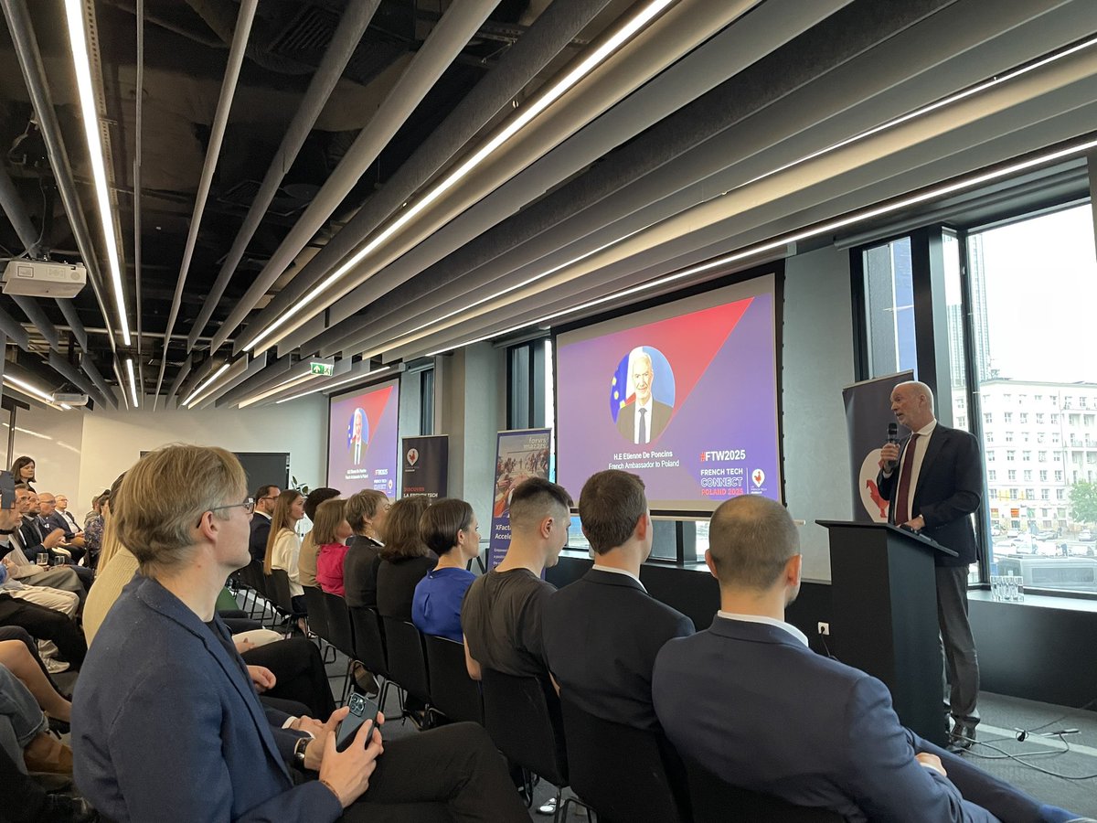 Alexis Prokopiev (@aprokopiev) on Twitter photo 🇵🇱🇫🇷🇪🇺 Yesterday at #FrenchTechConnect in Warsaw, I joined the "AI and Digital Diplomacy" panel. Great discussions on tech, diplomacy, and democracy. Thanks to the organizers for a fantastic event! #FTW2025 <a href="/FrenchTechWaw/">La French Tech Warsaw</a> 🇵🇱🇫🇷🇪🇺 Yesterday at #FrenchTechConnect in Warsaw, I joined the "AI and Digital Diplomacy" panel. Great discussions on tech, diplomacy, and democracy. Thanks to the organizers for a fantastic event! #FTW2025 <a href="/FrenchTechWaw/">La French Tech Warsaw</a>