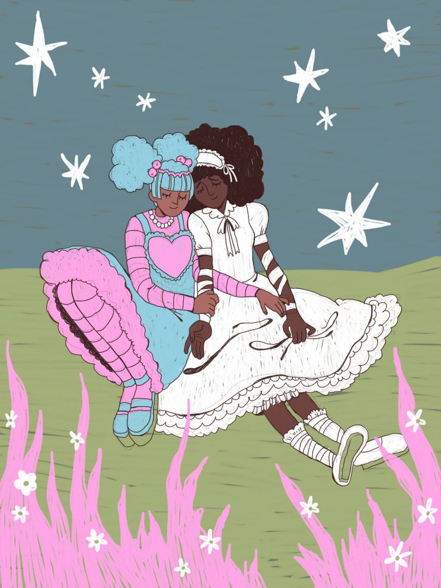 ocs of <a href="/ophanimkei/">malaika</a> from her game reHabilitation for our art trade : - )