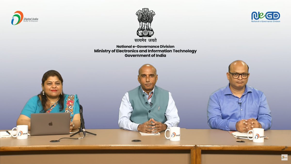 GoI_MeitY's tweet photo. Thank you for tuning in to the 21st episode of #AskOurExperts! 🙌

We explored how NIXI powers India’s internet through .IN, .भारत domains &amp; Internet Exchanges.

Missed it? Watch here: https://t.co/GGtFk8FVSS

#DigitalIndia #INdomain @inregistry https://t.co/E10qM7OUnj