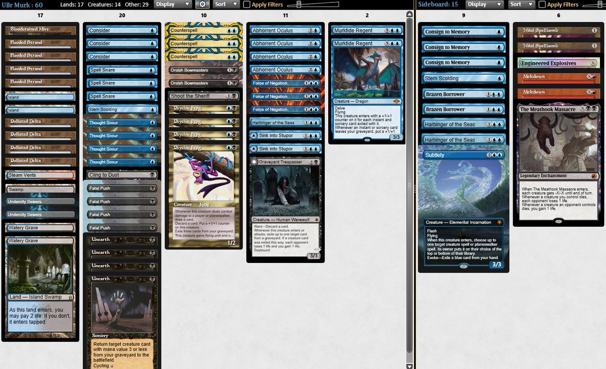 cpgrl_'s tweet photo. Going LIVE today at around 14h00 CET with Modern! https://t.co/FnFl3rKbXh

You may say it's outdated, but I can't help myself but continue playing with this list - I just think it's so well balanced for an Oculus version #mtgocreator https://t.co/ddsyHQQKLo