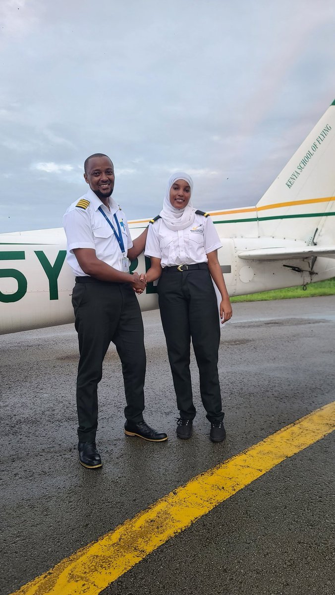 The_KSOF's tweet photo. Congratulations, Mumtaz Mohamed!🥳🥳
Your first solo flight is a powerful reflection of your dedication and skill.
From stepping into the cockpit to a smooth touchdown—you truly owned the skies!
#KenyaSchoolofFlying #KSOF #FirstSoloFlight #TakesFlight #PilotInProgress https://t.co/Dz5ce0HJoX