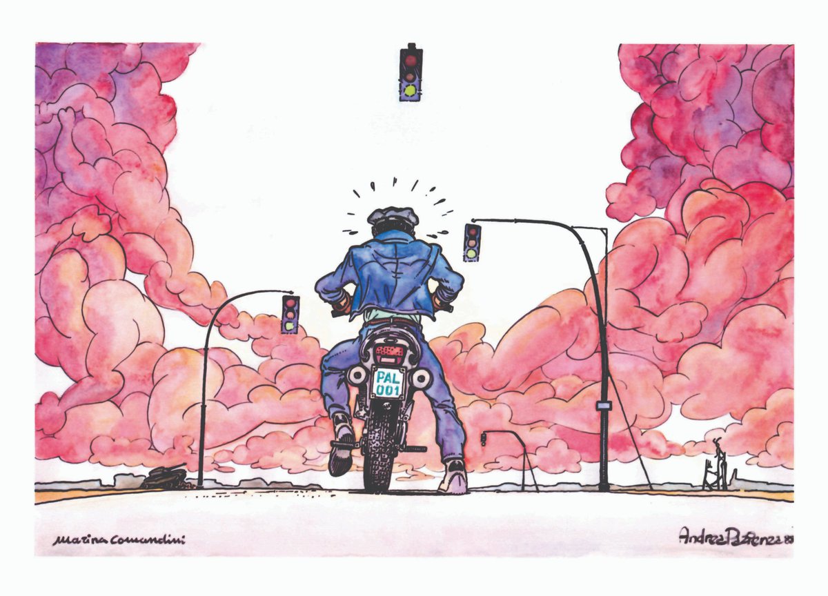 Andrea Pazienza
Kufia, matite italiane per la Palestina
1988