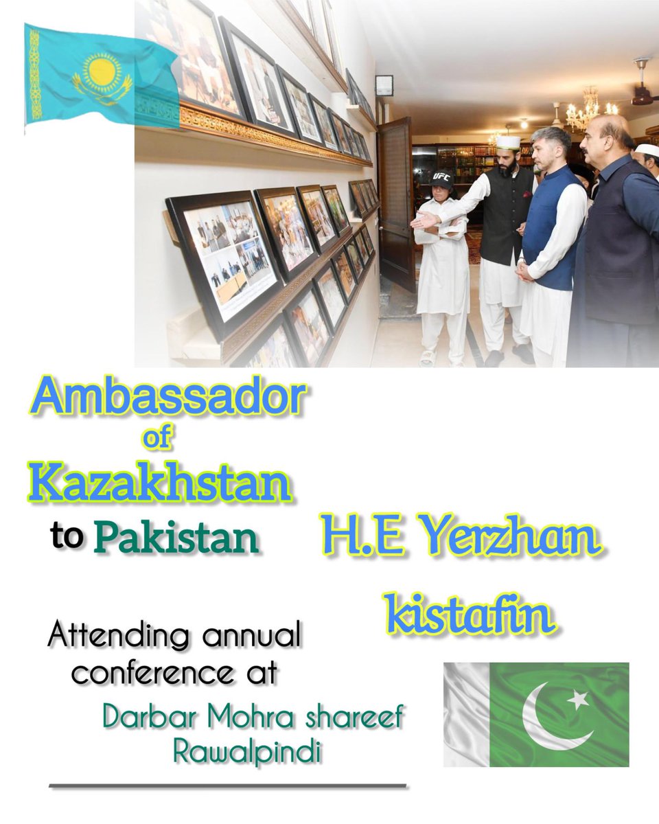 omerfarooqgul's tweet photo. 18.05.2025 Rawalpindi: 

It was an honor to have our esteemed guests at the annual #conference at Mohra Sharif #Rawalpindi 

H.E. Rehmat Hindarta, #Ambassador of #Indonesia

H.E. Yerzhan Kistafin, #Ambassador of #Kazakhstan

#Pakistan
#DGISPR https://t.co/C5qHYuL2DS