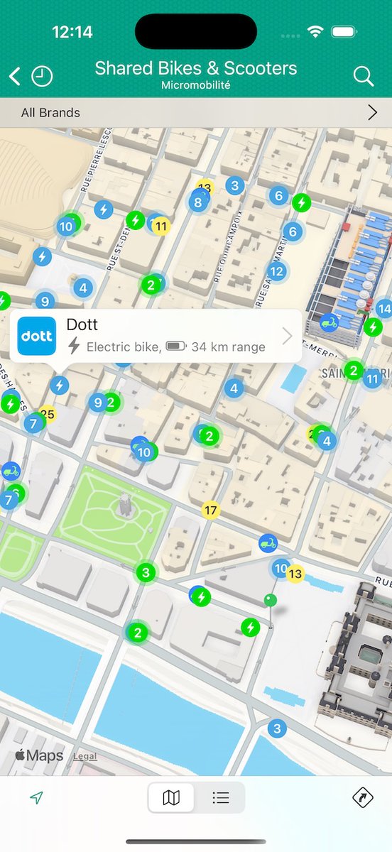 WhereToApp's tweet image. Where To? 13.4.6 adds micromobility vehicle-type filters and expands coverage with new bike and scooter providers across multiple countries. futuretap.com/blog/where-to-…