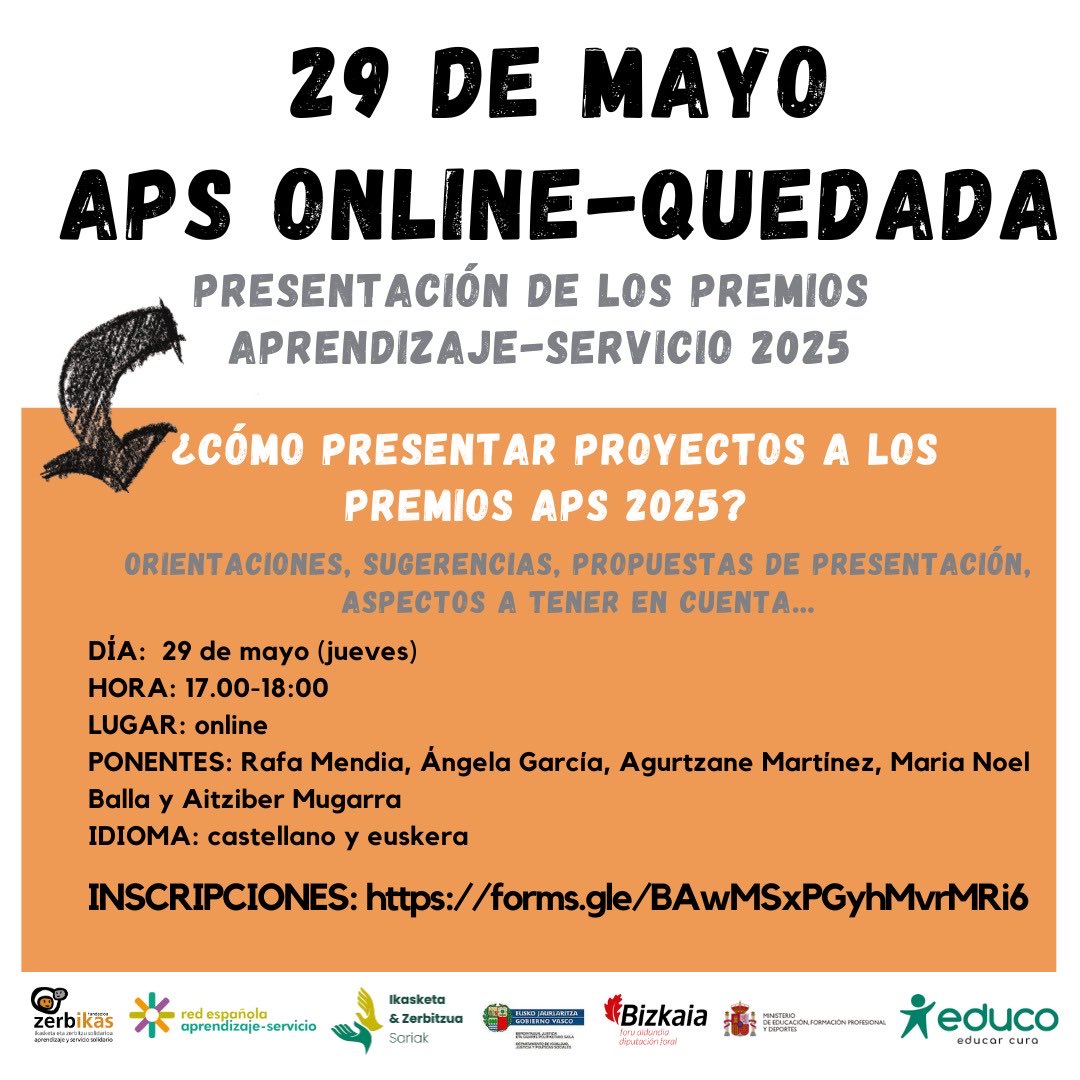 IZEN EMATEA / INSCRIPCIONES : forms.gle/BAwMSxPGyhMurM…