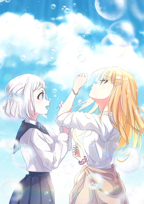 #クリエイター様の中に青の作品をお持ちの方はいらっしゃいませんか リーリヤと清夏ー! #学マス #学マスFA