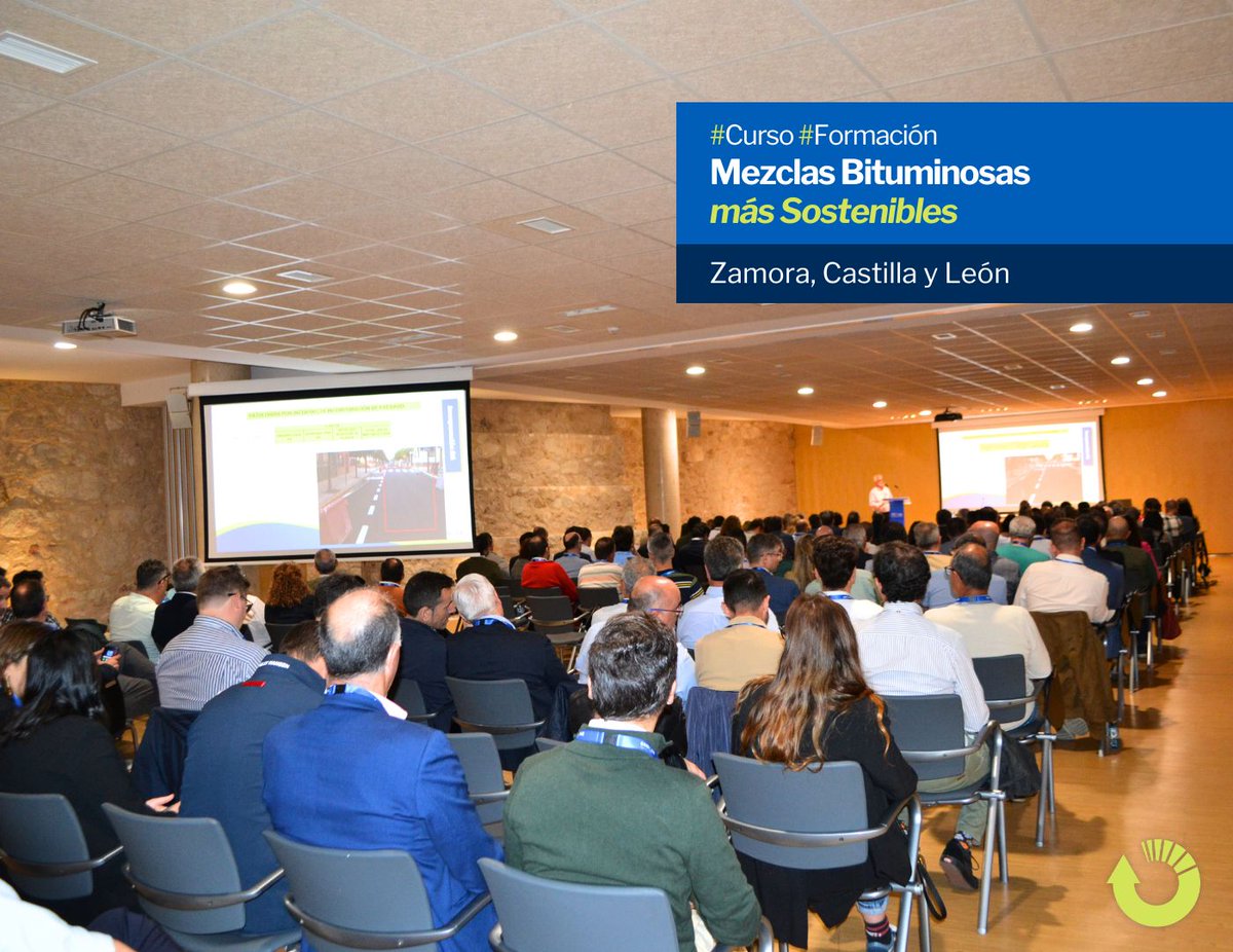 CemosaOficial's tweet photo. Éxito en la 2ª edición del curso “Mezclas Bituminosas + Sostenibles” celebrado ayer en #Zamora♻️.
Una jornada para abordar los nuevos retos normativos y técnicos hacia una obra civil más sostenible.
📍¿Dónde os gustaría la 3ª edición?
#CyLSostenible #CEMOSA #Sostenibilidad https://t.co/OzcZ2xkO13