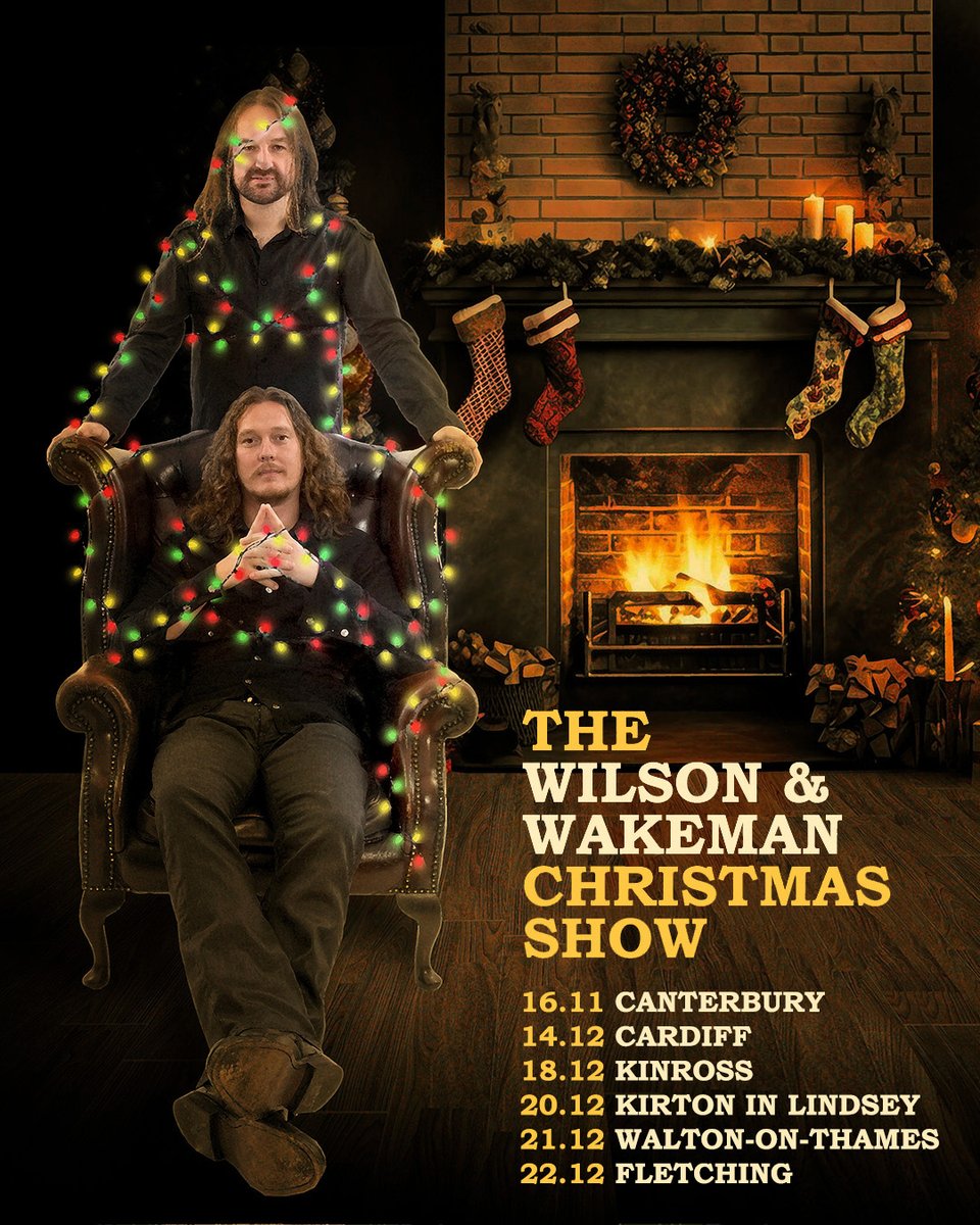 Damian Wilson (@damian_wilson) on Twitter photo It's not too early to buy something for Christmas
🎟️wilsonwakeman.com/dates.php
16 Nov Canterbury, Gulbenkian Theatre
14 Dec Cardiff, Acapela
18 Dec Kinross, Backstage
20 Dec Kirton in Lindsey, Town Hall
21 Dec Walton-on-Thames, Riverhouse Barn
22 Dec Fletching, Trading Boundaries It's not too early to buy something for Christmas
🎟️wilsonwakeman.com/dates.php
16 Nov Canterbury, Gulbenkian Theatre
14 Dec Cardiff, Acapela
18 Dec Kinross, Backstage
20 Dec Kirton in Lindsey, Town Hall
21 Dec Walton-on-Thames, Riverhouse Barn
22 Dec Fletching, Trading Boundaries