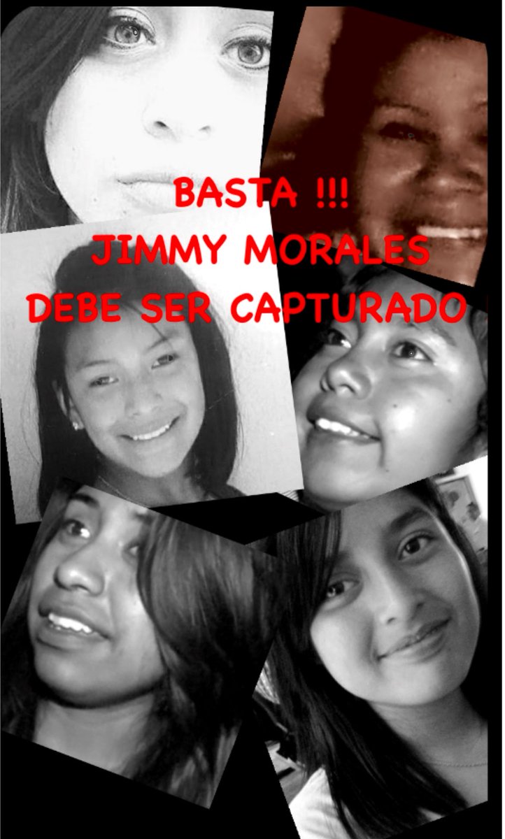 Está claro, según varios testigos, que Jimmy Morales tuvo participación directa  en el asesinato de 41 niñas y provocarle lesiones graves a 15 que sobrevivieron, qué espera el MP para detenerlo ?