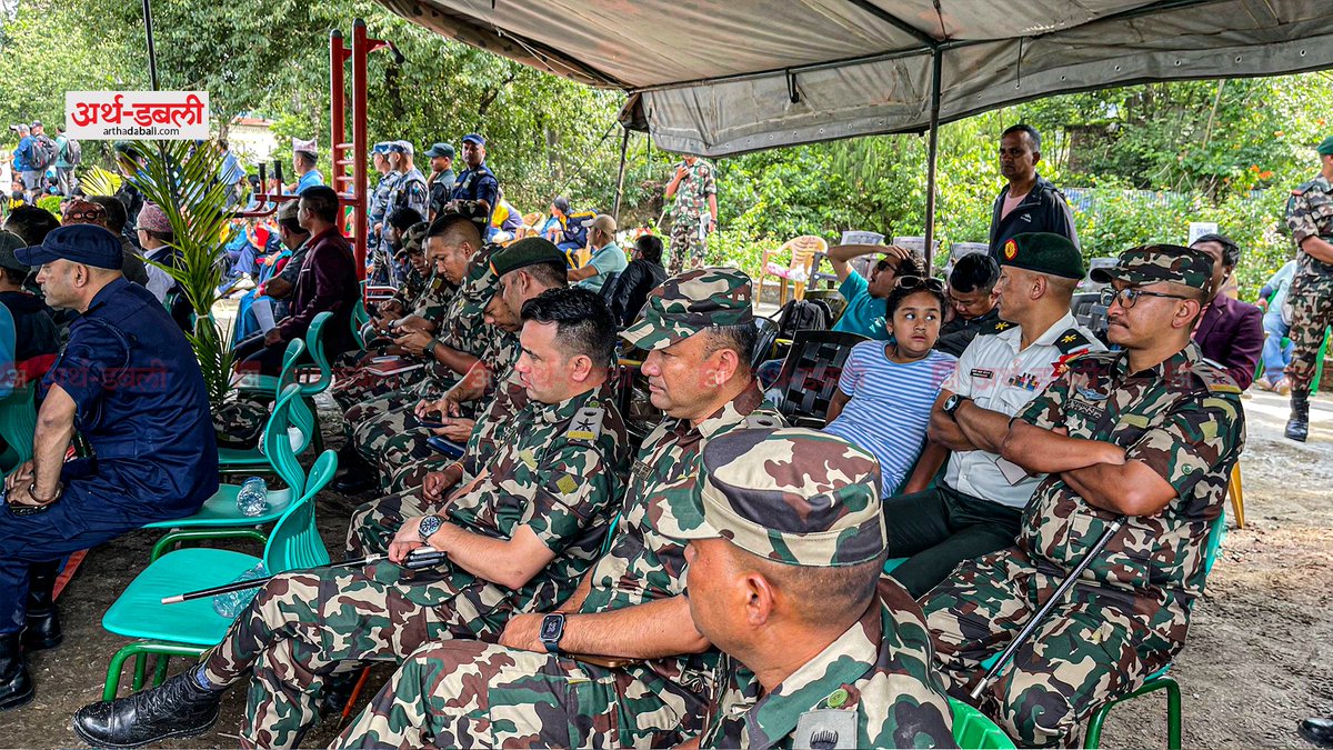 arthadabali's tweet image. मनसुनजन्य विपद्को कृत्रिम अभ्यास (तस्विरहरु)
#arthadabali #health #disastersimulation #NepalArmy #nepalipolic