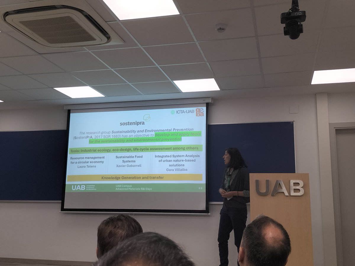 CONFETIProject (@confetiproject) on Twitter photo 🍅<a href="/CONFETIProject/">CONFETIProject</a> was featured at the '#UAB #AdvancedMaterials R&I Days'!
💡<a href="/L_TalensPeiro/">Laura Talens</a> (<a href="/ICTA_UAB/">ICTA-UAB</a>, <a href="/sostenipra/">Sostenipra Research Group🌿</a>) presented our work on #sustainability & #ecodesign in the project.
♻️Aligned with #EUGreenDeal & #CircularEconomy goals!
🌱Read +: confetiproject.eu/en/news-and-ev… 🍅<a href="/CONFETIProject/">CONFETIProject</a> was featured at the '#UAB #AdvancedMaterials R&I Days'!
💡<a href="/L_TalensPeiro/">Laura Talens</a> (<a href="/ICTA_UAB/">ICTA-UAB</a>, <a href="/sostenipra/">Sostenipra Research Group🌿</a>) presented our work on #sustainability & #ecodesign in the project.
♻️Aligned with #EUGreenDeal & #CircularEconomy goals!
🌱Read +: confetiproject.eu/en/news-and-ev…