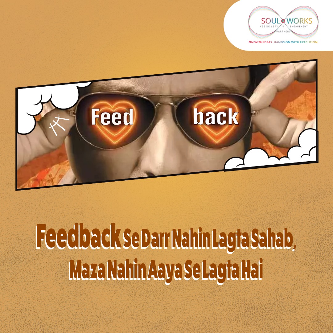 SoulworksDLIM's tweet photo. At Soulworks, feedback works like magic, but vague feedback is like a puzzle with missing pieces.
So if it’s “maza nahi aaya,” don’t leave us guessing! The more specific you are, the better we can make it hit the spot

#Soulworks #GoodSouls #BrandStorytelling #DLIM https://t.co/sfN6ICUxRO
