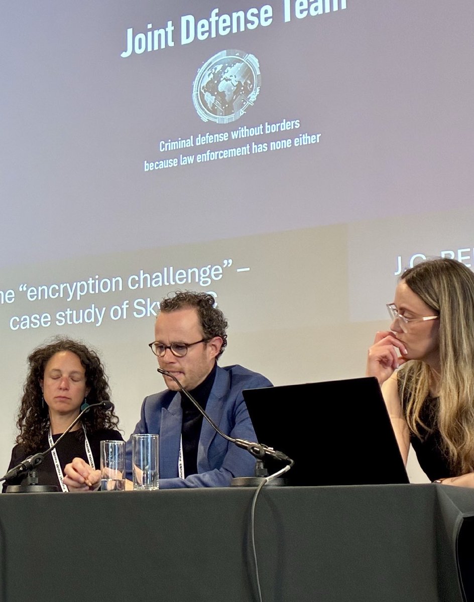 Justus Reisinger (@justusreisinger) on Twitter photo It was a pleasure to speak on <a href="/CPDPconferences/">CPDP Conferences</a> about the importance of (end-to-end) encryption and the lessons to be learned from the big flaws in effective judicial supervision in the protection of human rights in respect of #skyecc and #encrochat It was a pleasure to speak on <a href="/CPDPconferences/">CPDP Conferences</a> about the importance of (end-to-end) encryption and the lessons to be learned from the big flaws in effective judicial supervision in the protection of human rights in respect of #skyecc and #encrochat