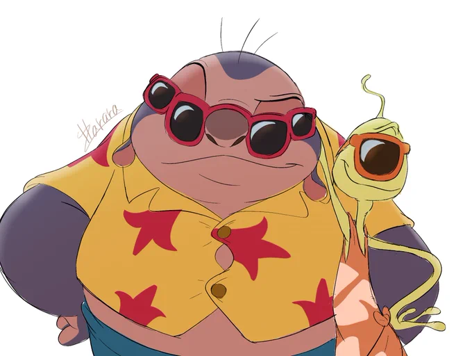 Jumba &amp; Pleakley #リロアンドスティッチ