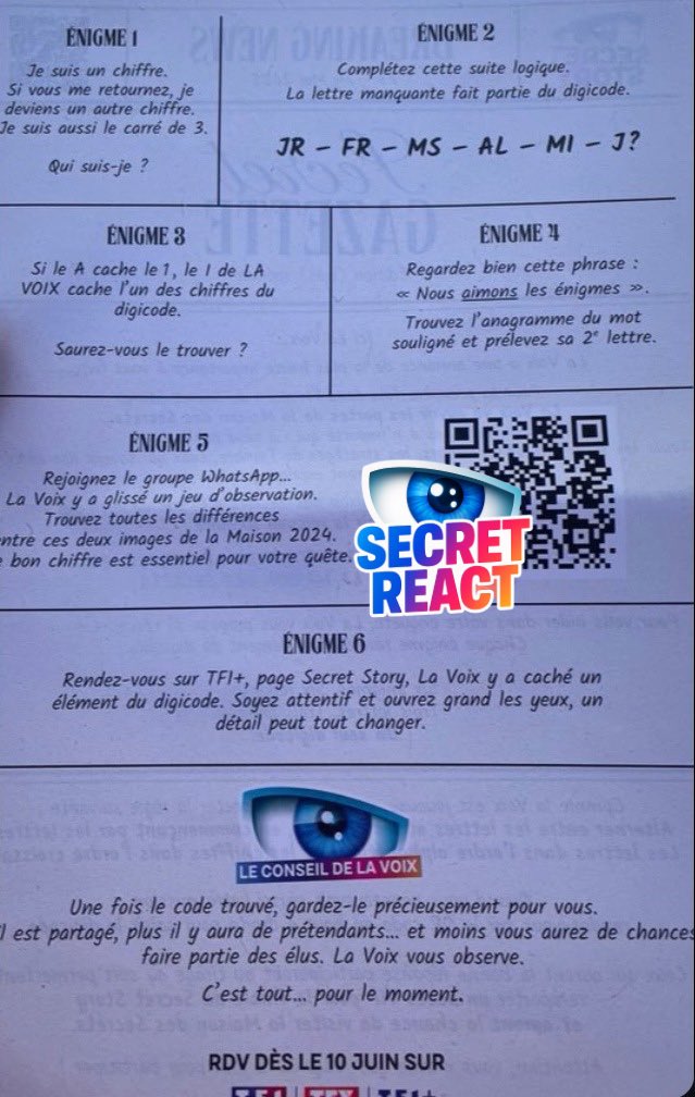 SECRET REACT tweet media
