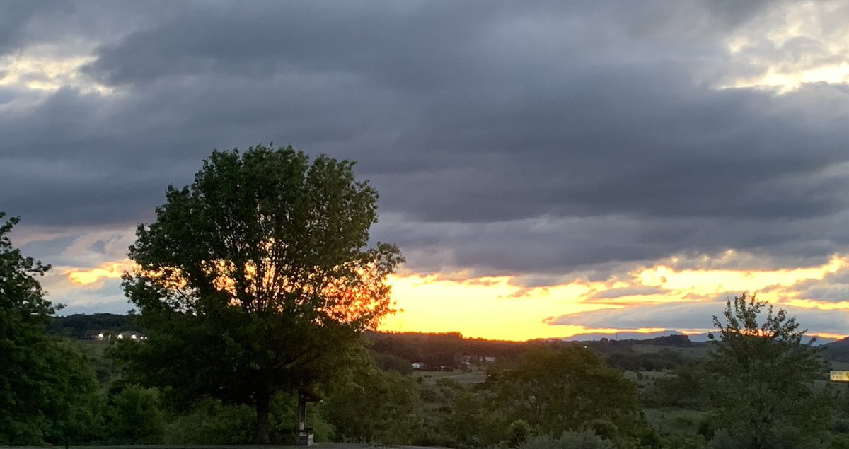 The ocean is nice, but Virginia mountain sunrises are as beautiful!