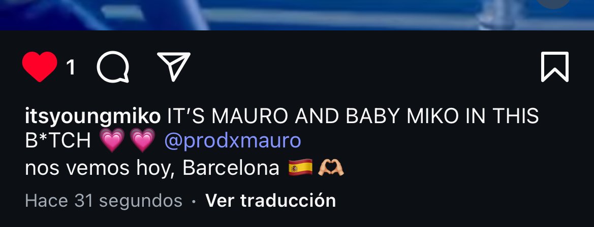 Vi que publicaste thirty seconds agooooo